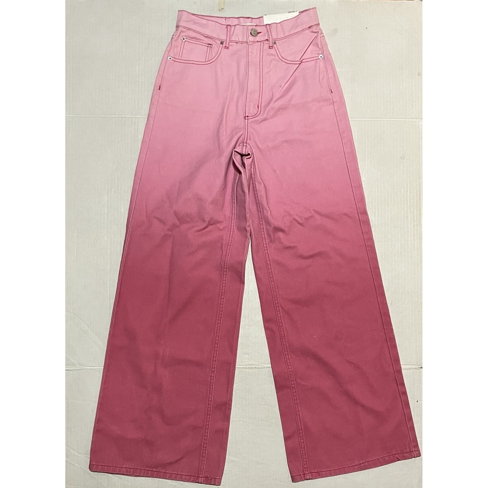NWT BDG URBAN OUTFITTERS Pants SKATER BAGGY Pink HIGH WAISTED‎ size 27 X 32